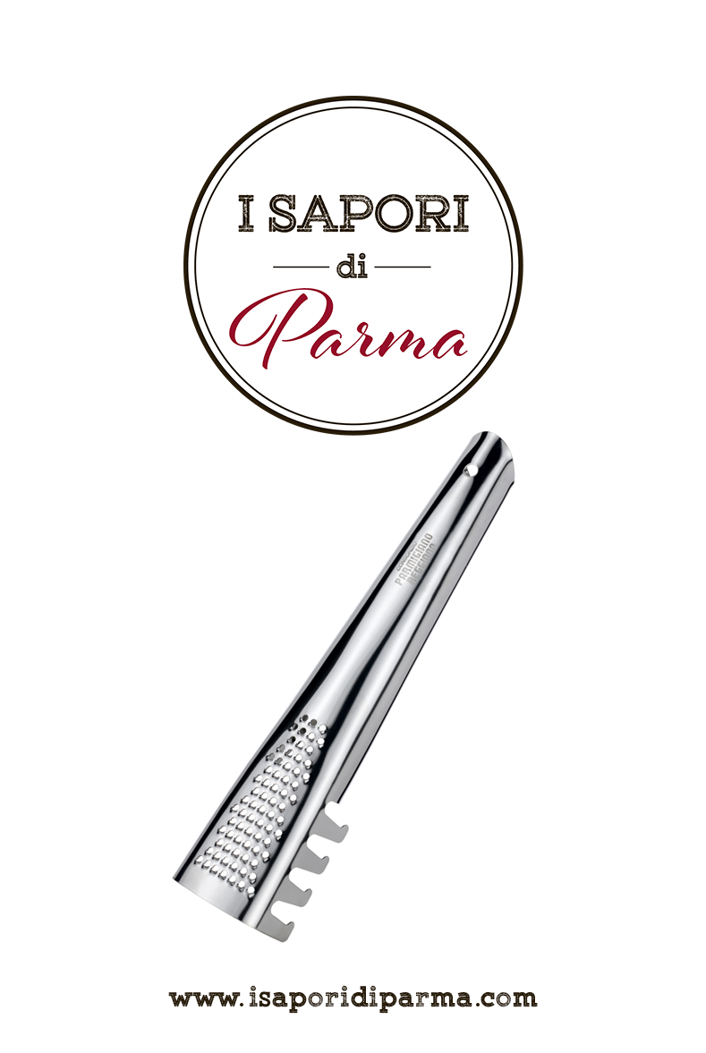 Spaghetti ladle with integrated grater
